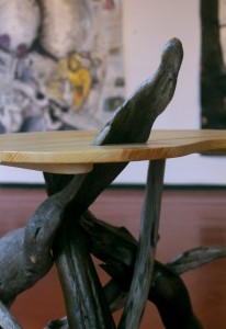 Driftwood Table top details