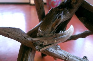 Driftwood Table leg details