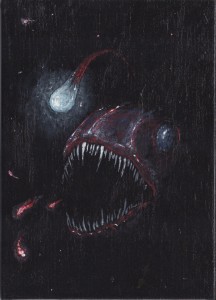 Angler Fish - Acrylic on canvas