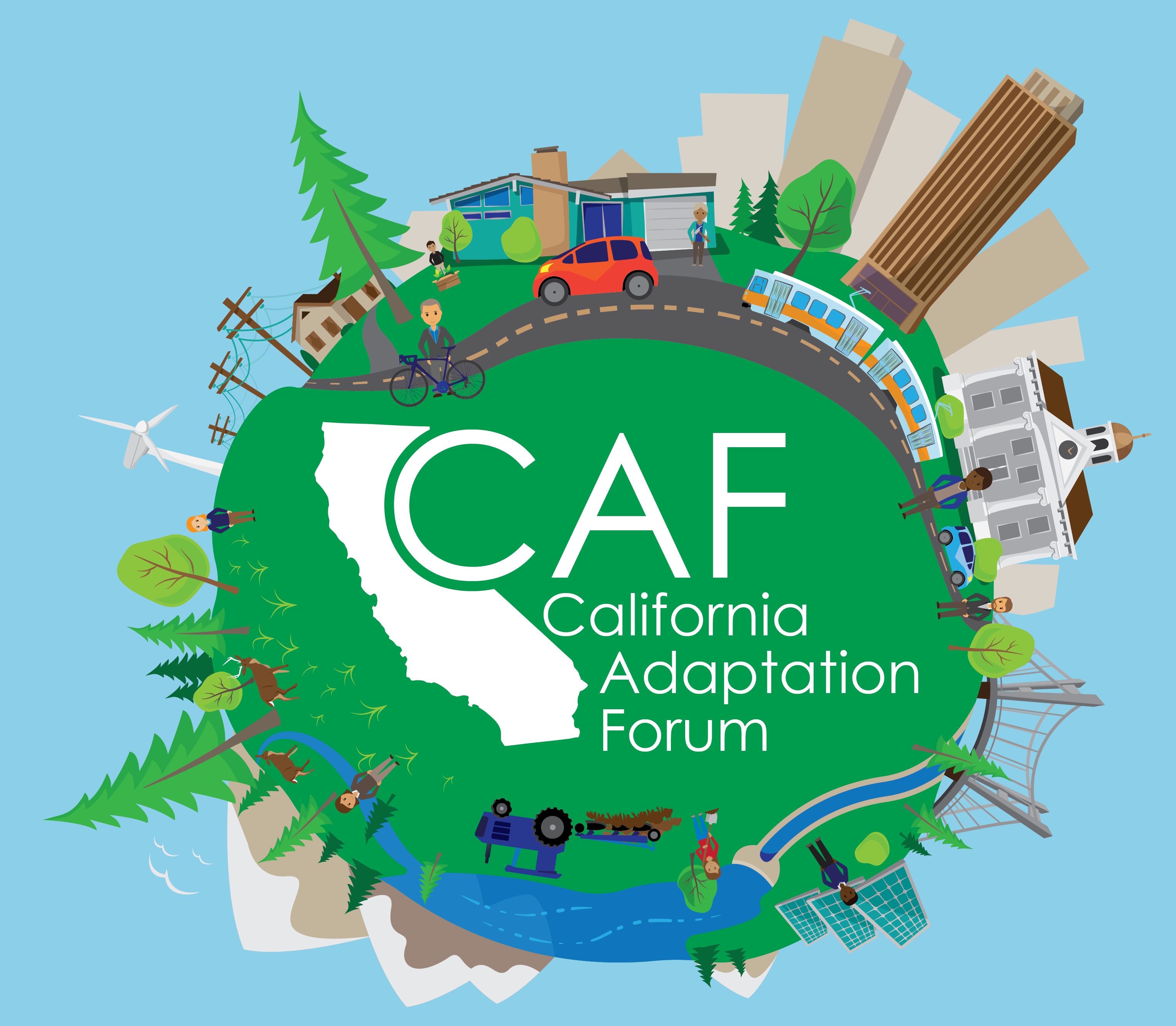 California Adaptation Forum Cover Graphic