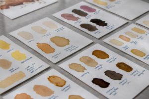 Colors of Blake Garden Art Exhibition Swatches