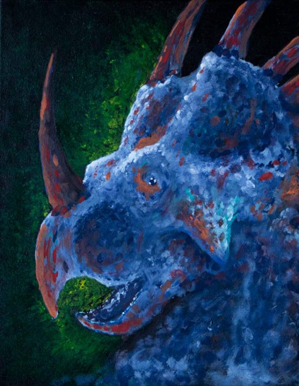 Blue Styracosaurus